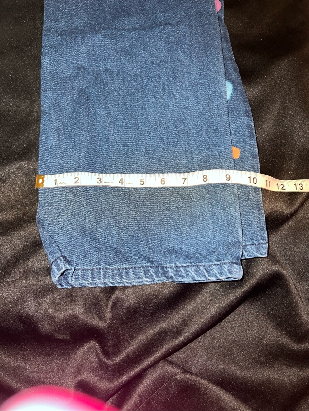 Girls sz 16 nwt Lisa Frank straight leg jeans - Picture 9 of 11